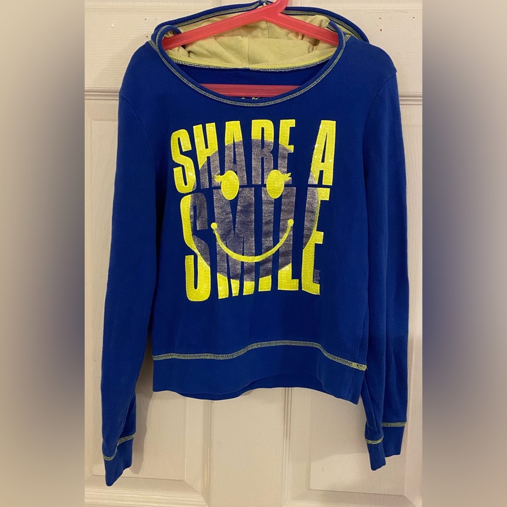 Justice Girl’s Long Sleeve Sweatshirt Hoodie Size 8